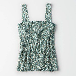 American Eagle Floral Crop Top NWOT